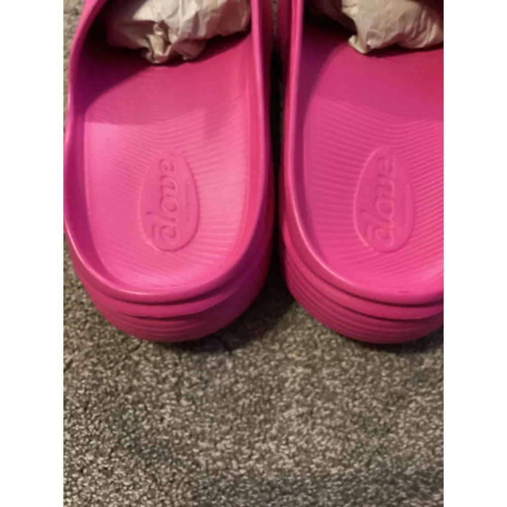 Clove Supercush Recovery Slide Neon Pink EVA Foam Sandals WS1120110NP W12 M11